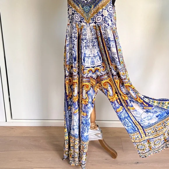 Camilla Embellished Jumpsuit size 1 (AU 8) - Picture 4 of 10